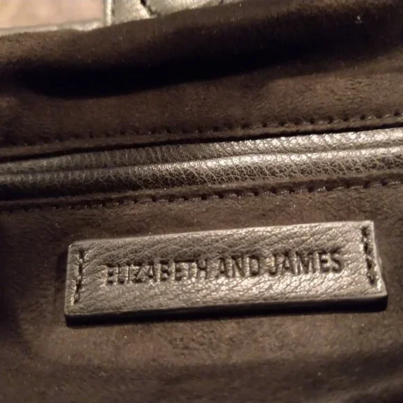 ELIZABETH AND JAMES BLACK SHOULDER BAG - GREAT CONDITION - Picture 2 of 5